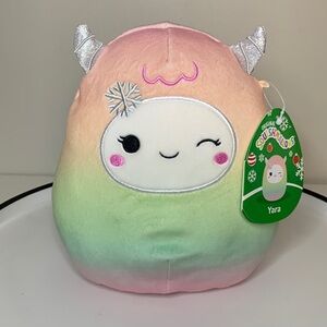 Squishmallows Yara the Yeti Rainbow Snowflake